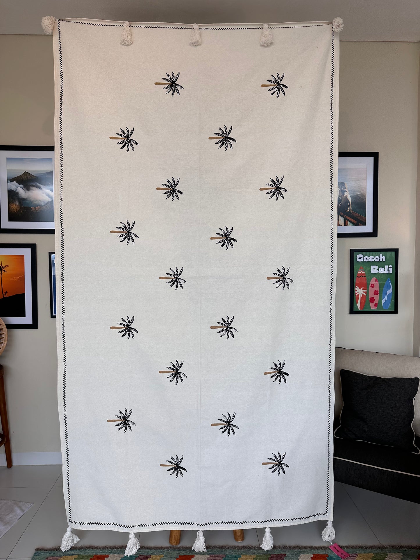 Balinese Handmade Linen Blanket