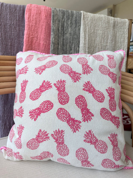 Pineapple Print Cushion Cover