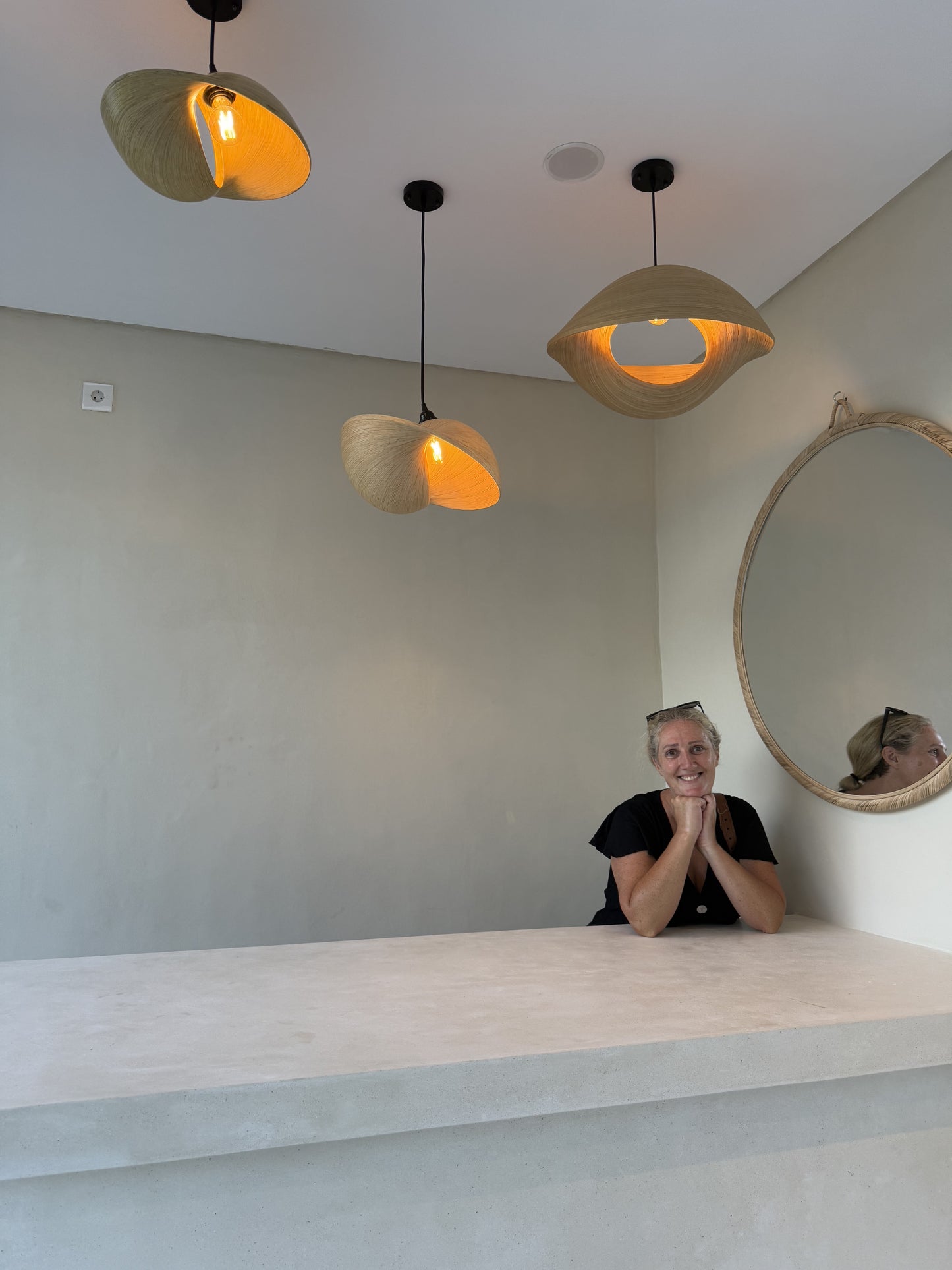 Hanging Bamboo Lamps